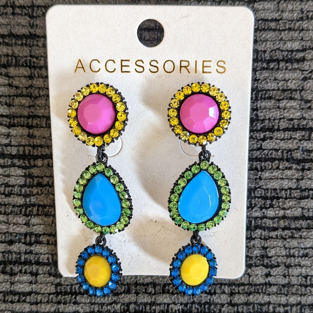Multicolor Drop Earrings